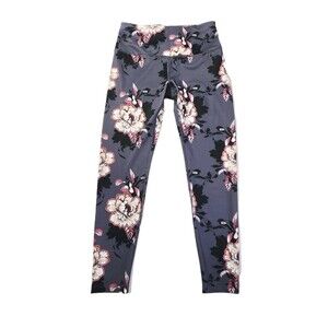 Apana Yoga Pants Women’s Leggings S Floral Print Activewear Athleisure
